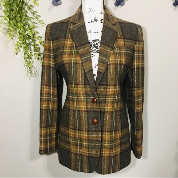 lauren ralph lauren plaid blazer